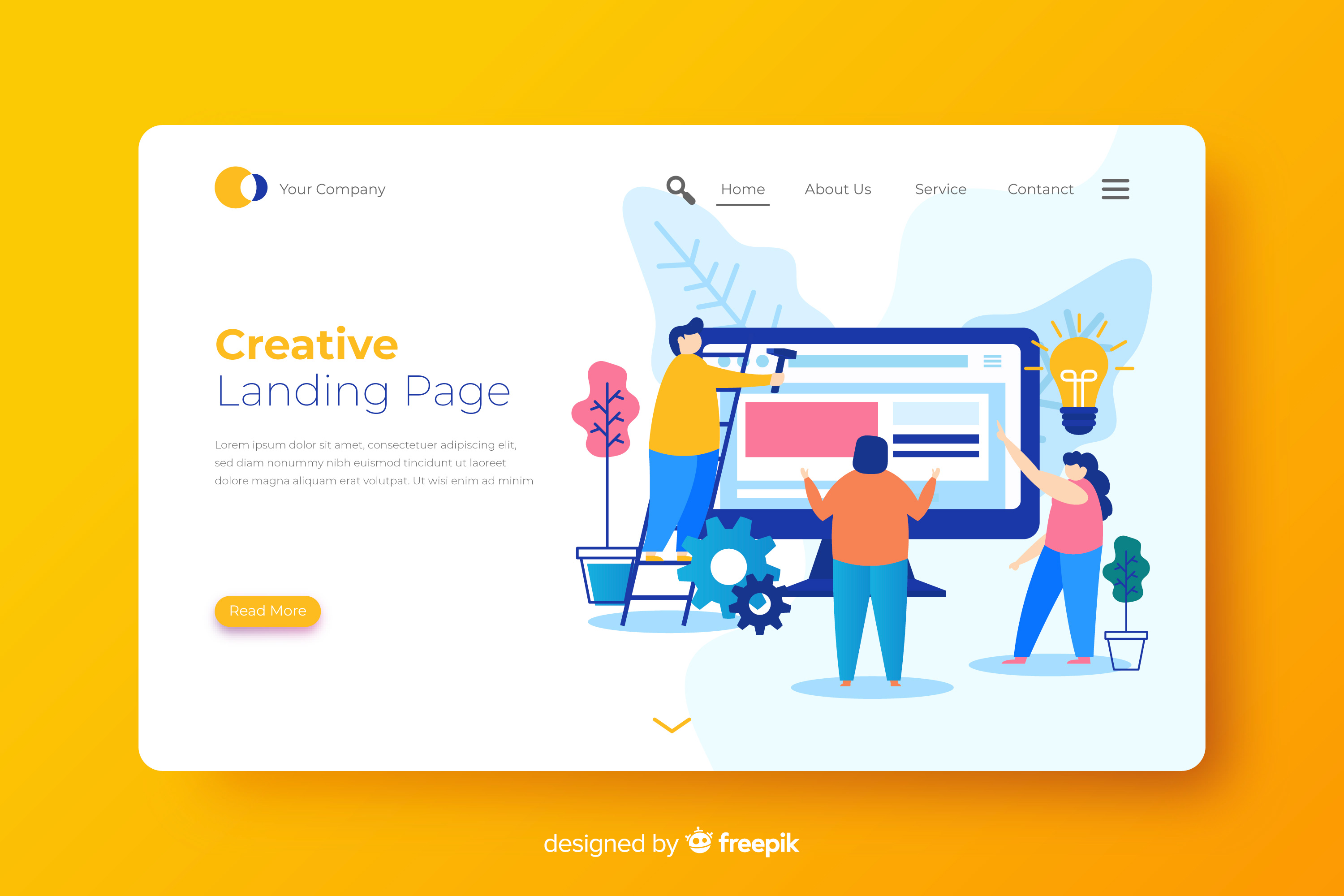 Landing Page Creation