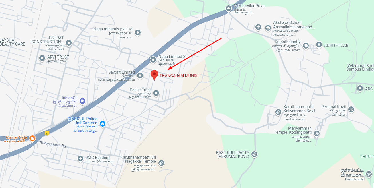 தங்கஜம் முன்றில் Location